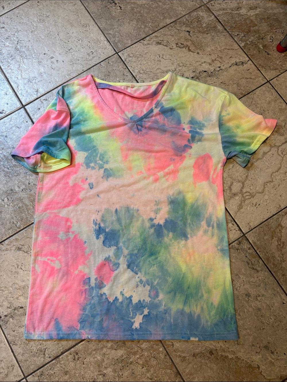 Tie-Dye V-Neck boutique top